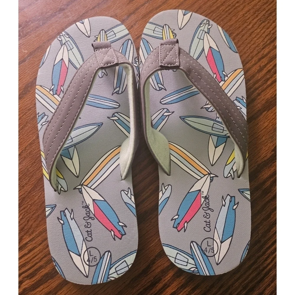 Cat & Jack Youth Boy Surfboard Flip Flops